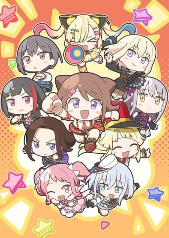 Pôster oficial do dorama GANSO! BanG Dream Chan em português