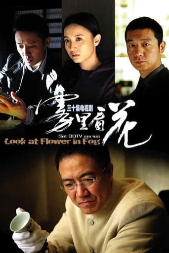 Pôster oficial do dorama Look at Flower in Fog em português
