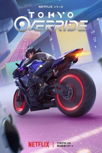Pôster oficial do dorama Tokyo Override em português