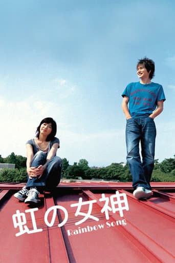 Pôster oficial do dorama Rainbow Song em português