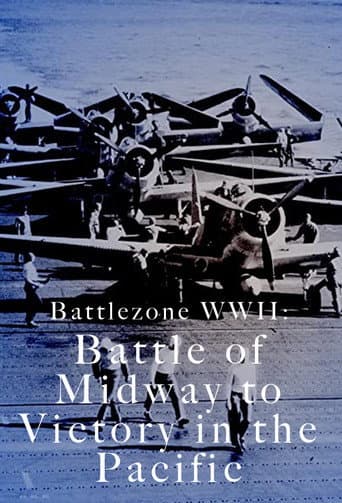 Pôster oficial do dorama Battlezone WWII: Battle of Midway to Victory in the Pacific em português