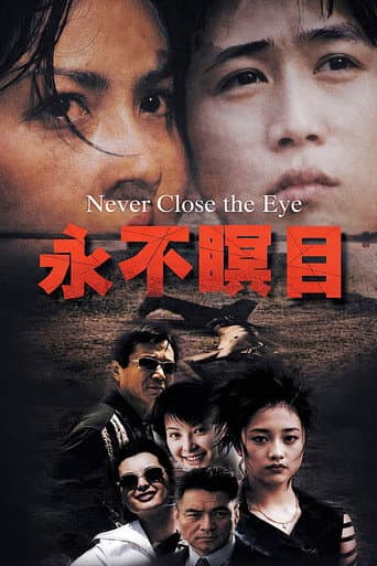 Pôster oficial do dorama Never Close the Eye em português
