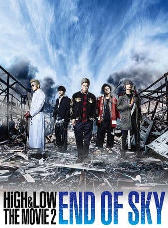 Pôster oficial do dorama HiGH&LOW THE MOVIE 2 END OF SKY em português