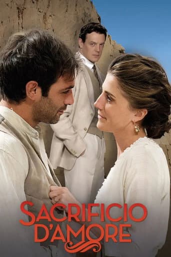 Pôster oficial do dorama Sacrificio d’amore em português