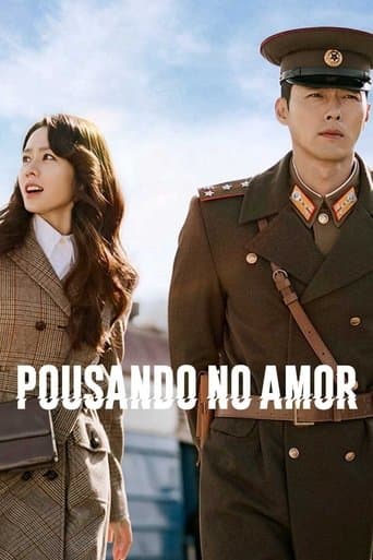 Pôster oficial do dorama Pousando no Amor em português