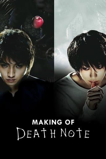 Pôster oficial do dorama Making of Death Note em português