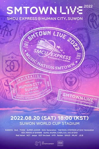 Pôster oficial do dorama SMTOWN LIVE | 2022: SMCU EXPRESS @ HUMAN CITY_SUWON em português