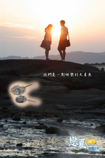 Pôster oficial do dorama 戀夏38℃ em português