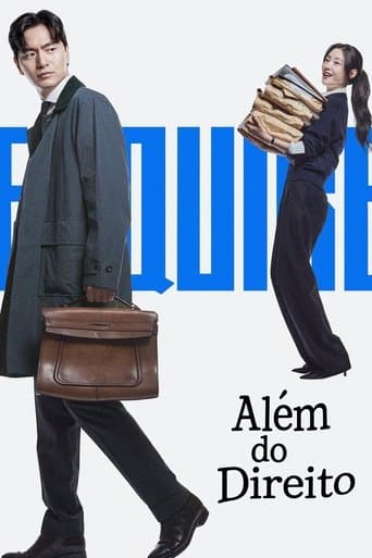 Pôster oficial do dorama Além do Direito em português