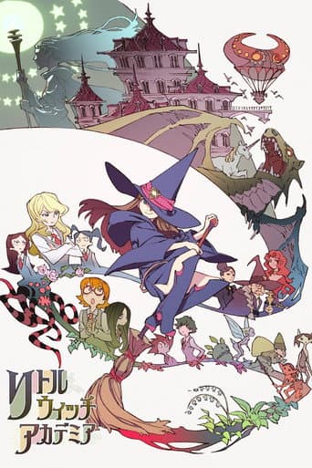 Pôster oficial do dorama Little Witch Academia em português