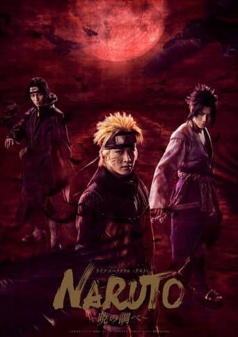 Pôster oficial do dorama Espetáculo ao vivo NARUTO: Canção da Akatsuki em português