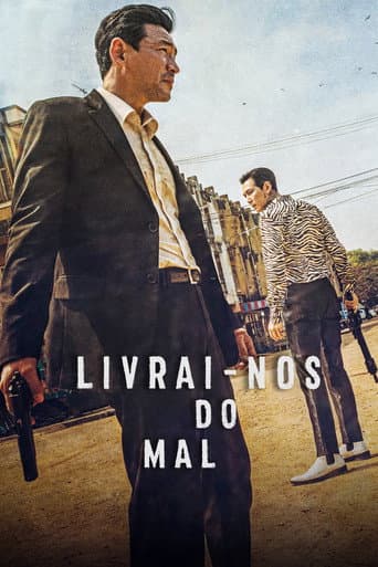 Pôster oficial do dorama Livrai-nos do Mal em português